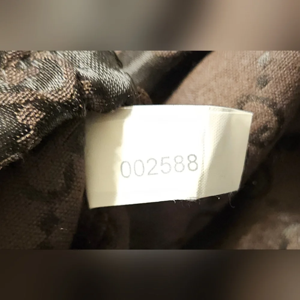 Gucci GG Satin Dust Bag Large Brown Drawstring Authentic Luxury Handbag Storage - Picture 5 of 6